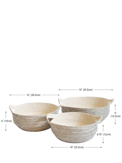 Amari Jute Fruit Bowl - Black