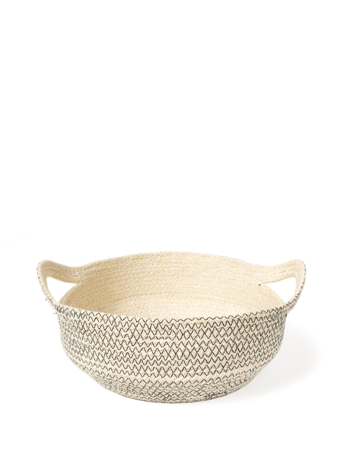 Amari Jute Fruit Bowl - Black