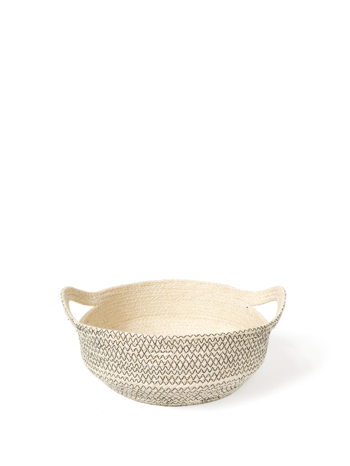 Amari Jute Fruit Bowl - Black