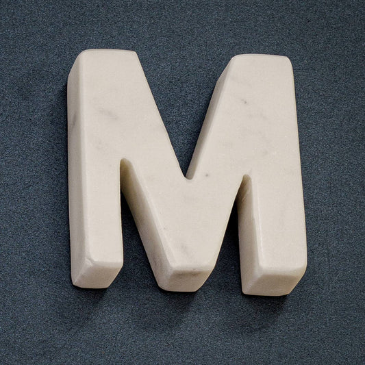 Marble Home Letter M India Handicrafts Inc