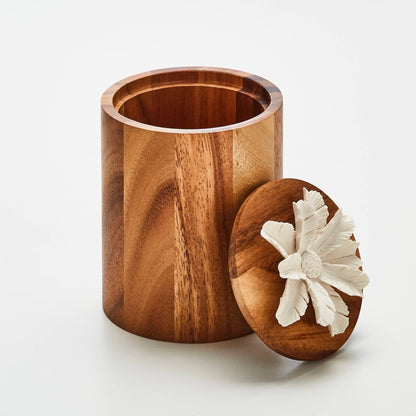 Wooden and Porcelain Box- TIBU L