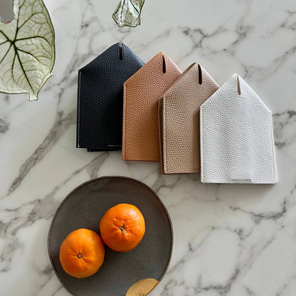 Vegan Leather Tissue Box Cover - Square