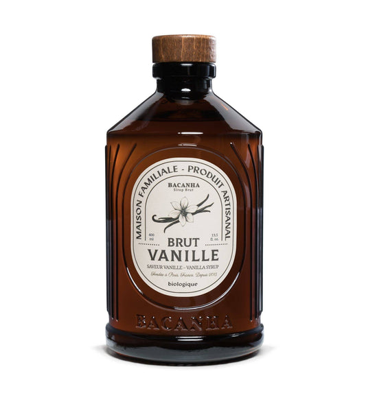 Raw Vanilla Syrup - Organic - 13,5 fl. oz. Bacanha USA & Canada