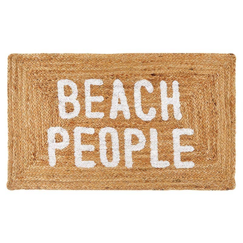 Jute DoorMat - Beach People Santa Barbara Design Studio by Creative Brands