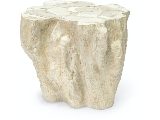 Camilla Fossilized Clam Side Table