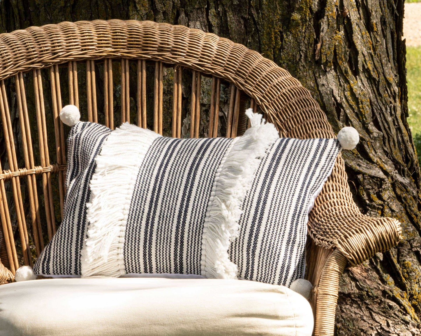 Hand Woven Outdoor Catherine Pillow