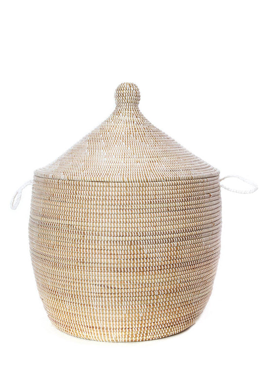 Short Hardy Hamper Basket from Senegal