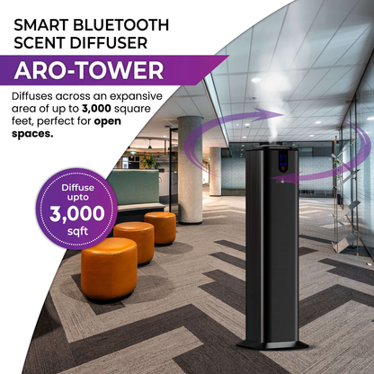 ARO TOWER - Smart Scent Diffuser for Home, Office & SPA Up To 3,000 Sqft. (Open Areas)