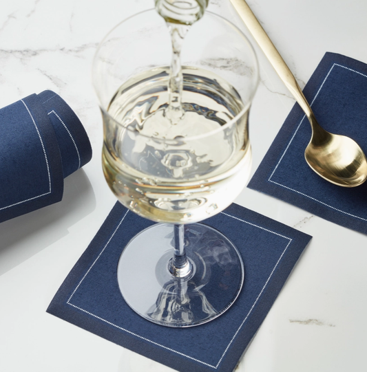 Petrol Blue Cocktail Napkin Home Crush