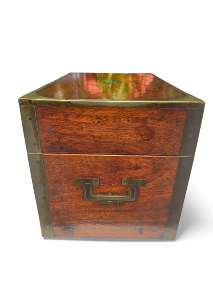 Antique English Military / Document box C. 1830