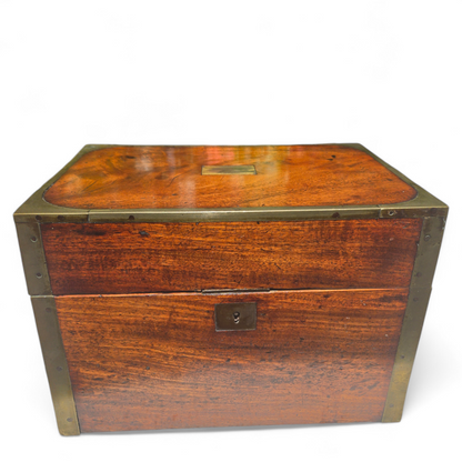 Antique English Military / Document box C. 1830