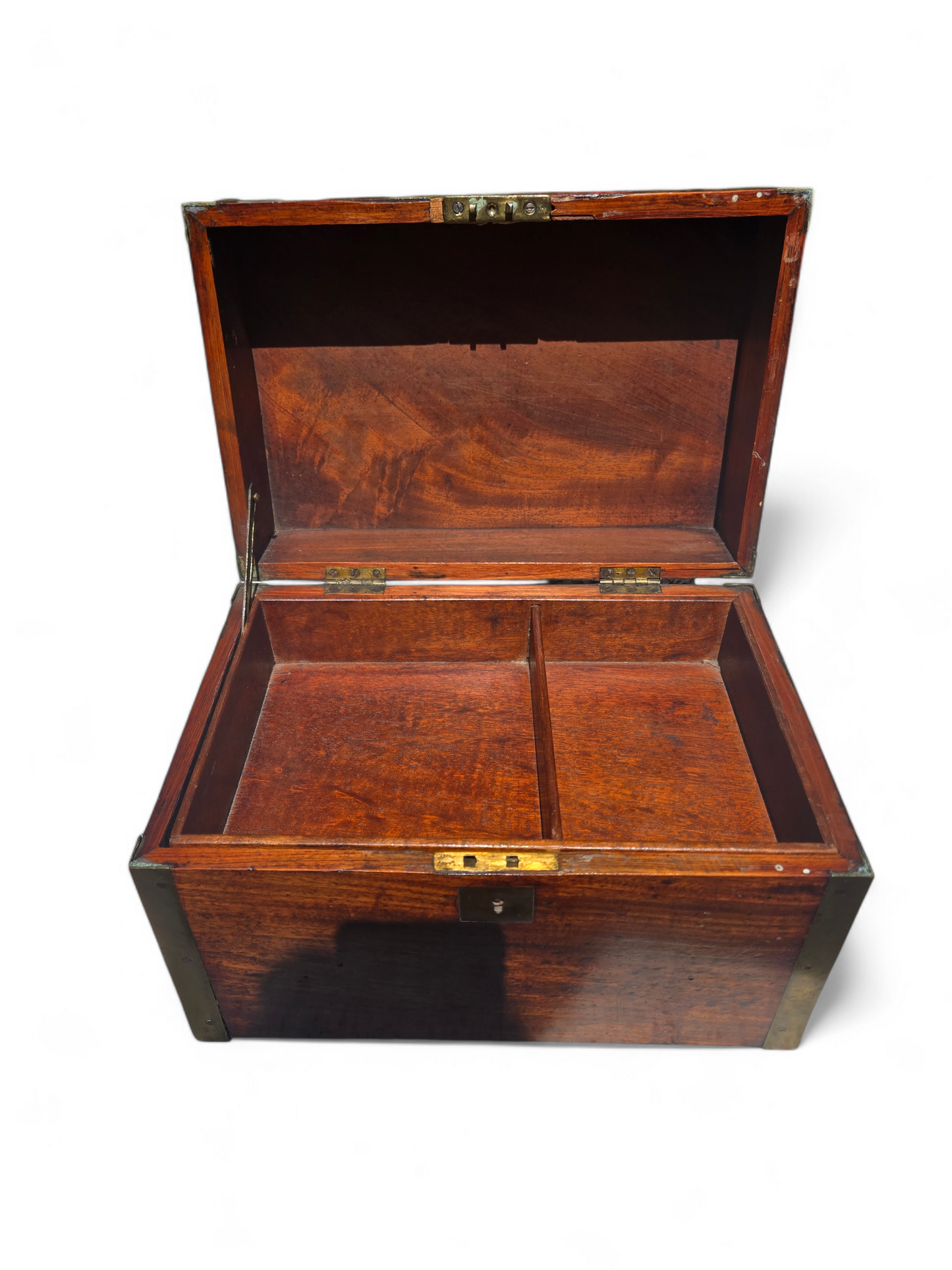 Antique English Military / Document box C. 1830