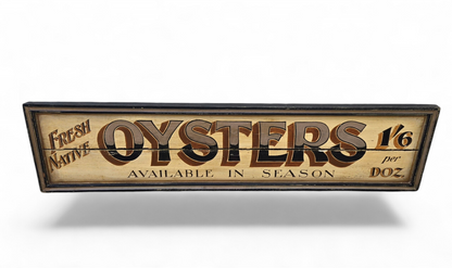 Vintage OYSTER sign