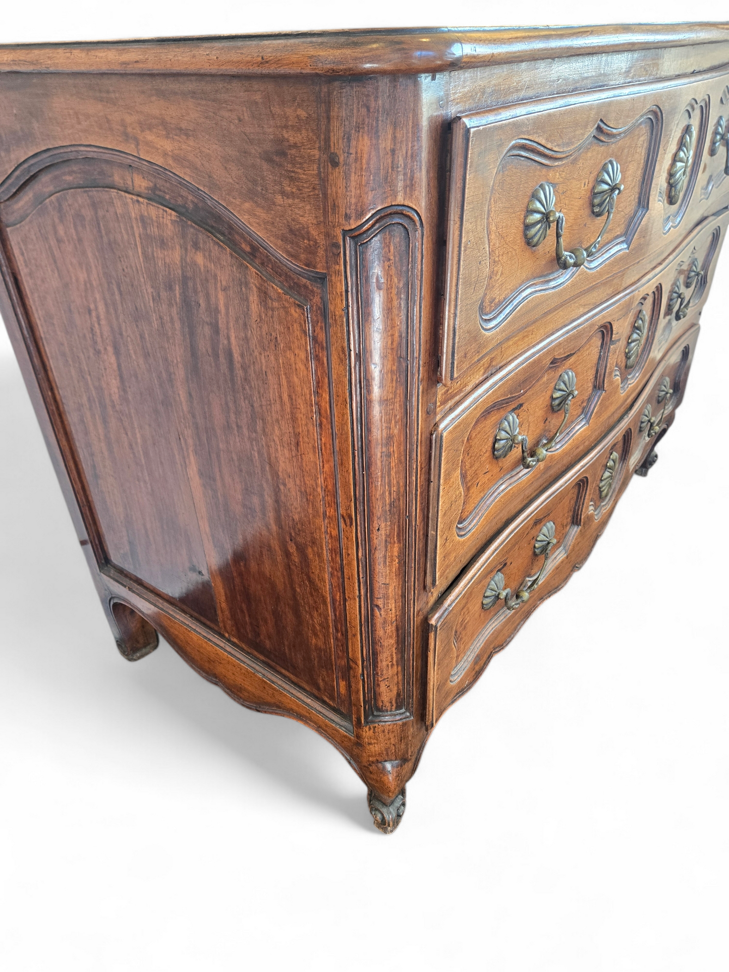 Antique French 3 drawer fruitwood commode Home Crush