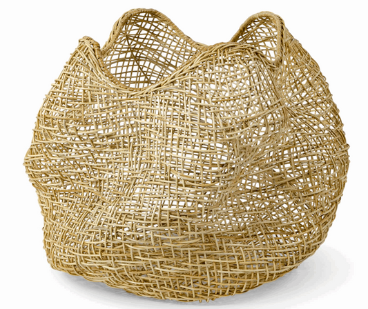 Andorra Wicker Natural Urn Basket