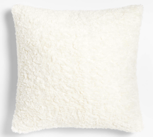 Sherpa White Pillow 20" Home Crush