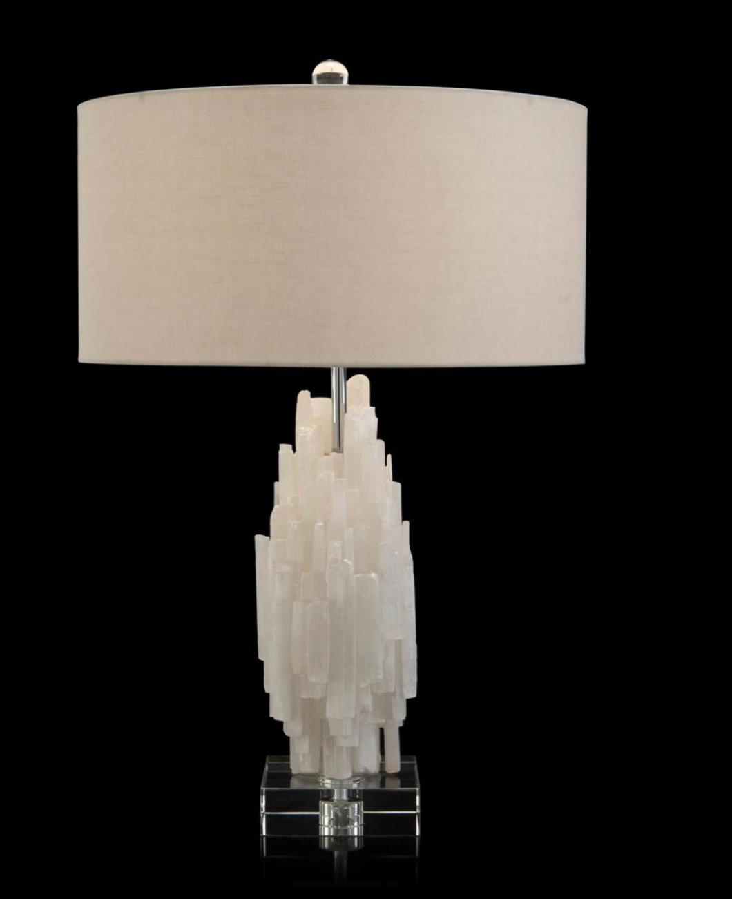 Selenite Narrow Lamp