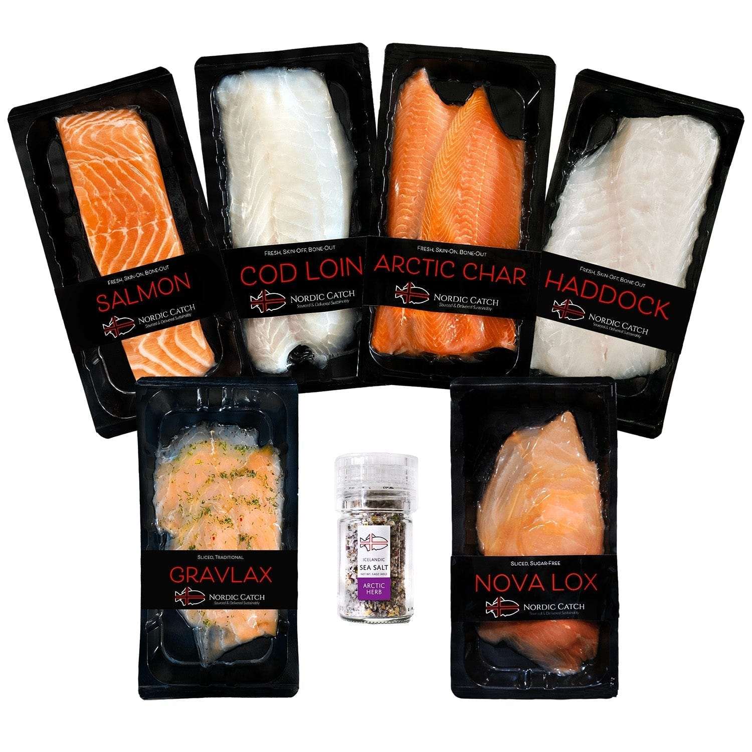 A Taste of Iceland - Sushi Grade Fish Sample Bundle Nordic Catch