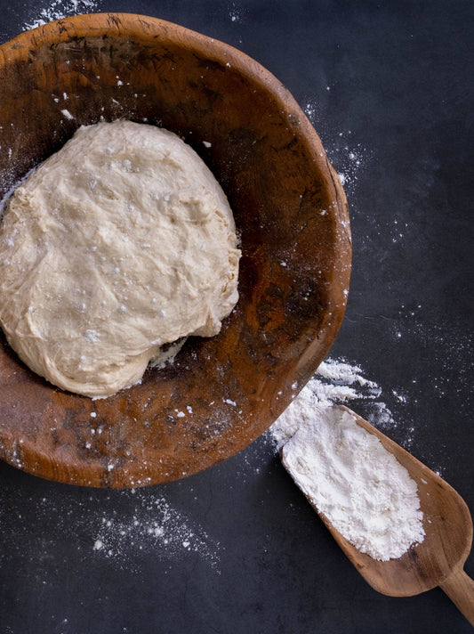 Found Dough Bowl Natural Large