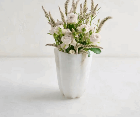 Tara Alabaster Vase Home Crush