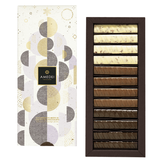 Amedei Armonia Chocolate Gift Box (12 pcs) Bar & Cocoa