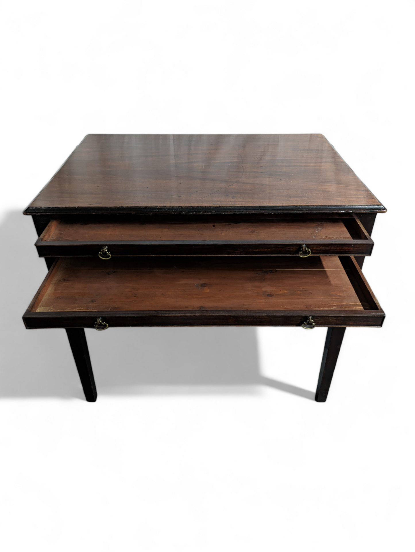 Antique Late Georgian Mahogany Architects desk