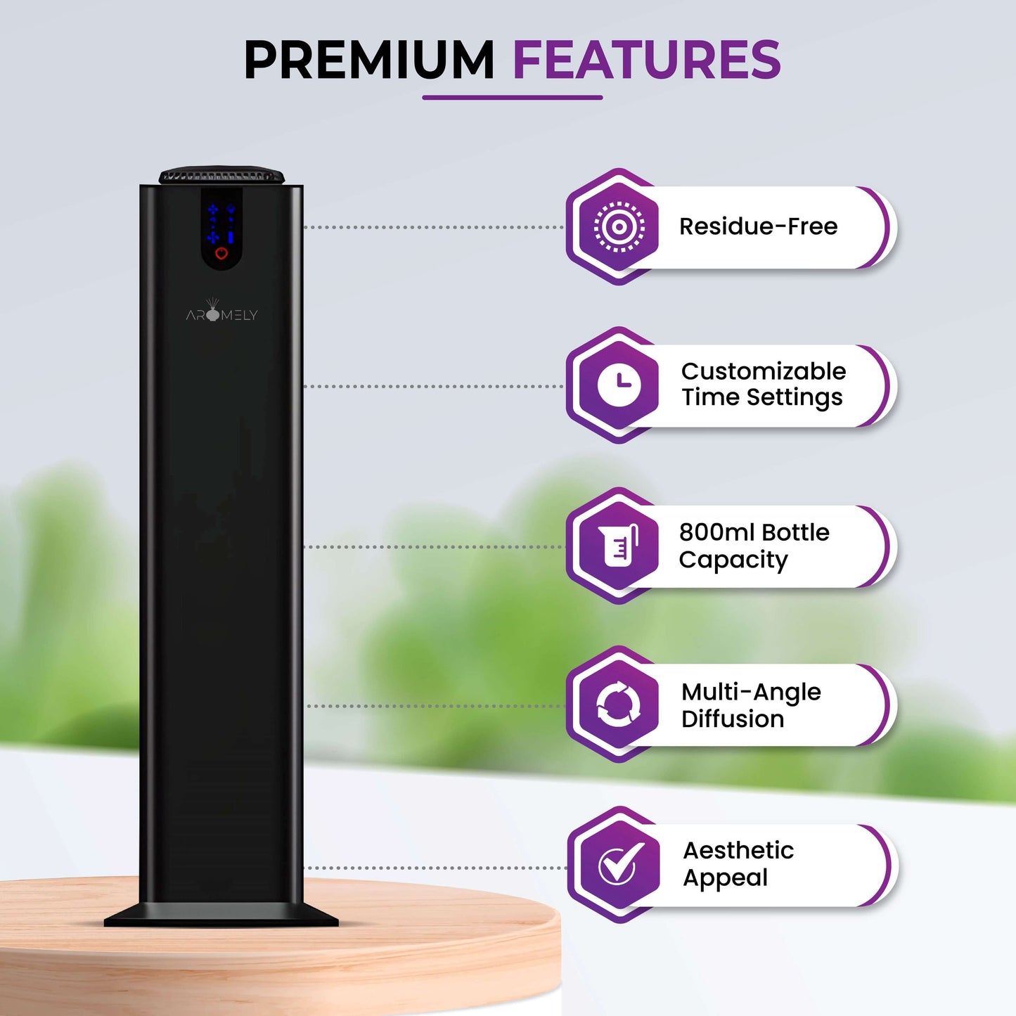 ARO TOWER - Smart Scent Diffuser for Home, Office & SPA Up To 3,000 Sqft. (Open Areas)