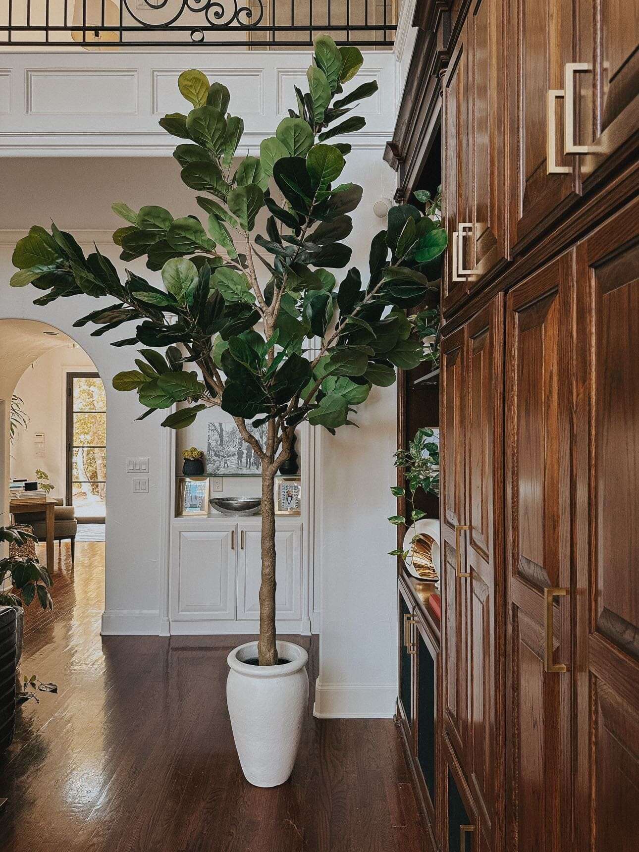 10’ Artificial Fiddle Leaf Fig Tree Nearly Natural