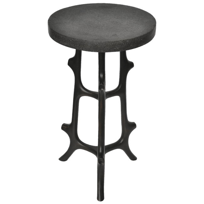 Brooklyn Side Table Antique Bronze