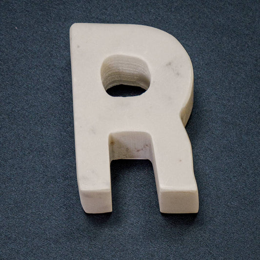 Marble Home Letter R India Handicrafts Inc