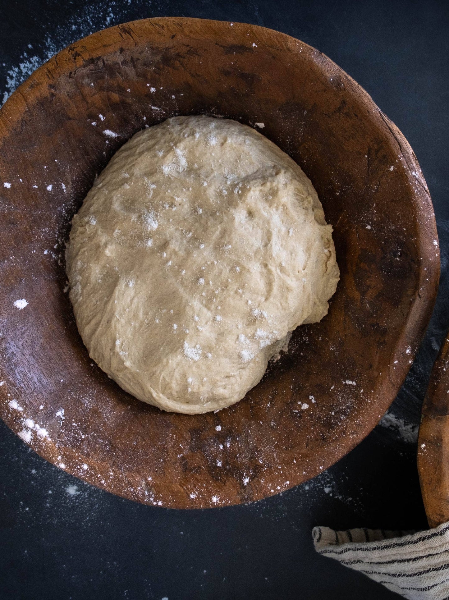 Found Dough Bowl Natural Medium Made Market Co.