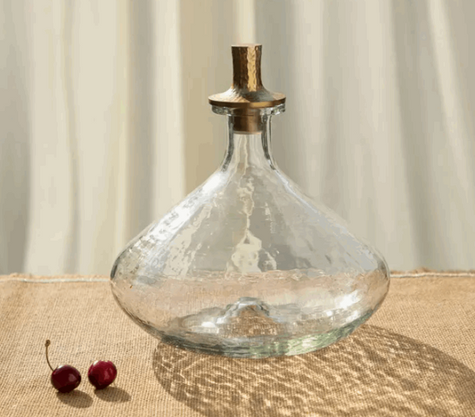 Pebbled Decanter Wide Home Crush