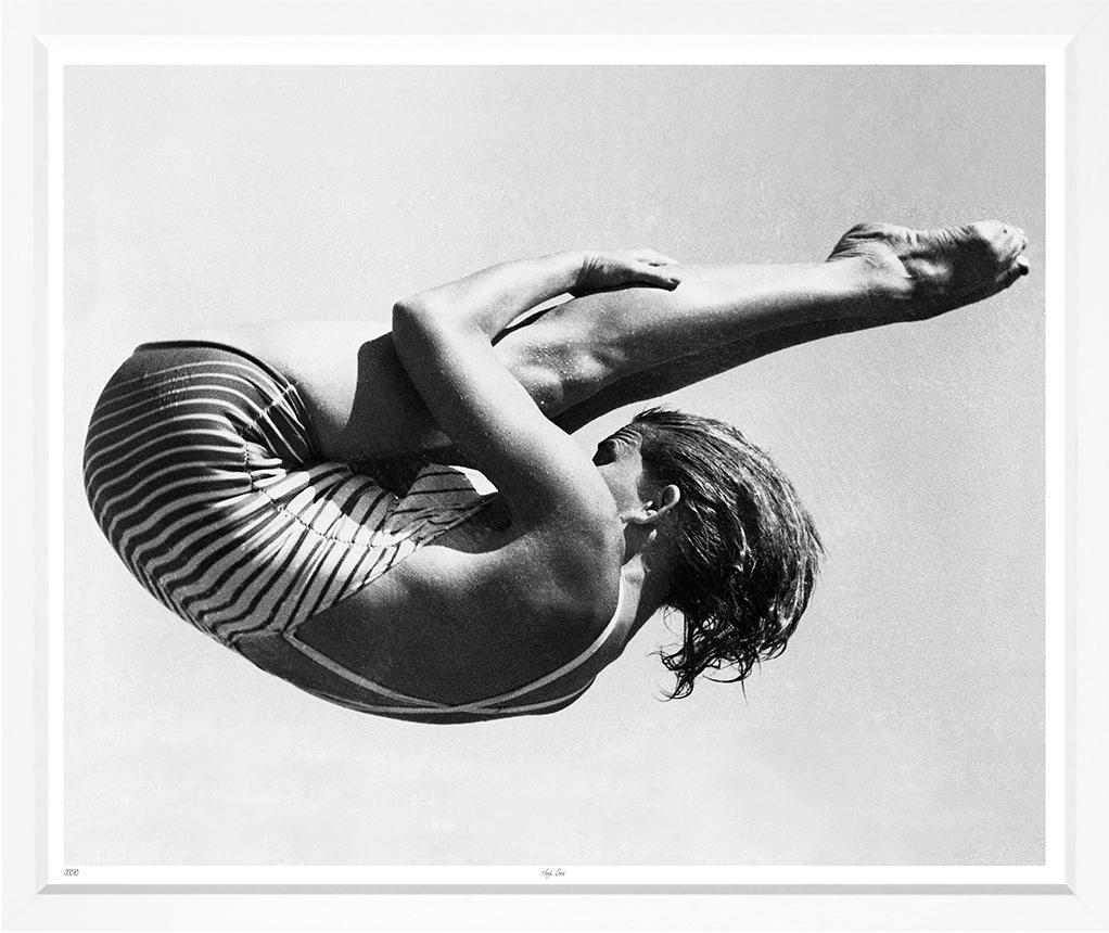 Olympic High Dive Framed White