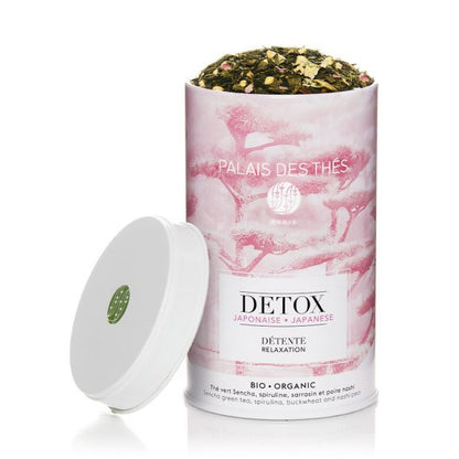 PALAIS DES THÉS - ORGANIC JAPANESE RELAXATION DETOX GREEN TEA (4.2 OZ TIN)