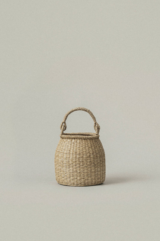 Satna Seagrass Bucket Basket SUNNY HOME