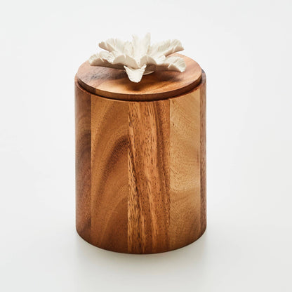 Wooden and Porcelain Box- TIBU L