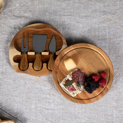 Acacia Brie Cheese Cutting Board & Tools Set