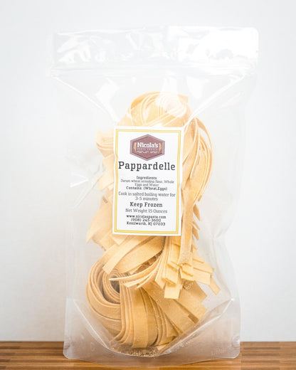 Hand Cut Fresh Pappardelle