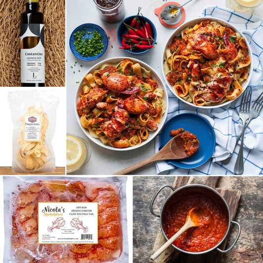 Pappardelle and Lobster Fra Diavolo Bundle Nicola's Marketplace