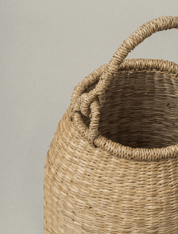 Satna Seagrass Bucket Basket Sunnylife