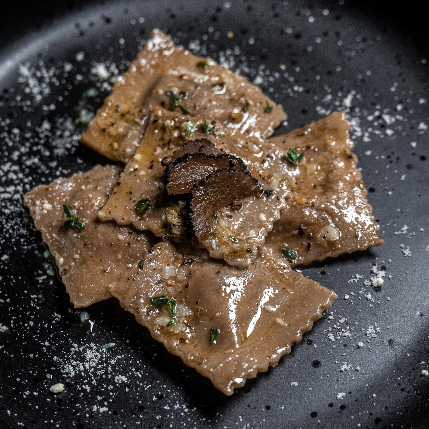 Vegan Mushroom Ravioli