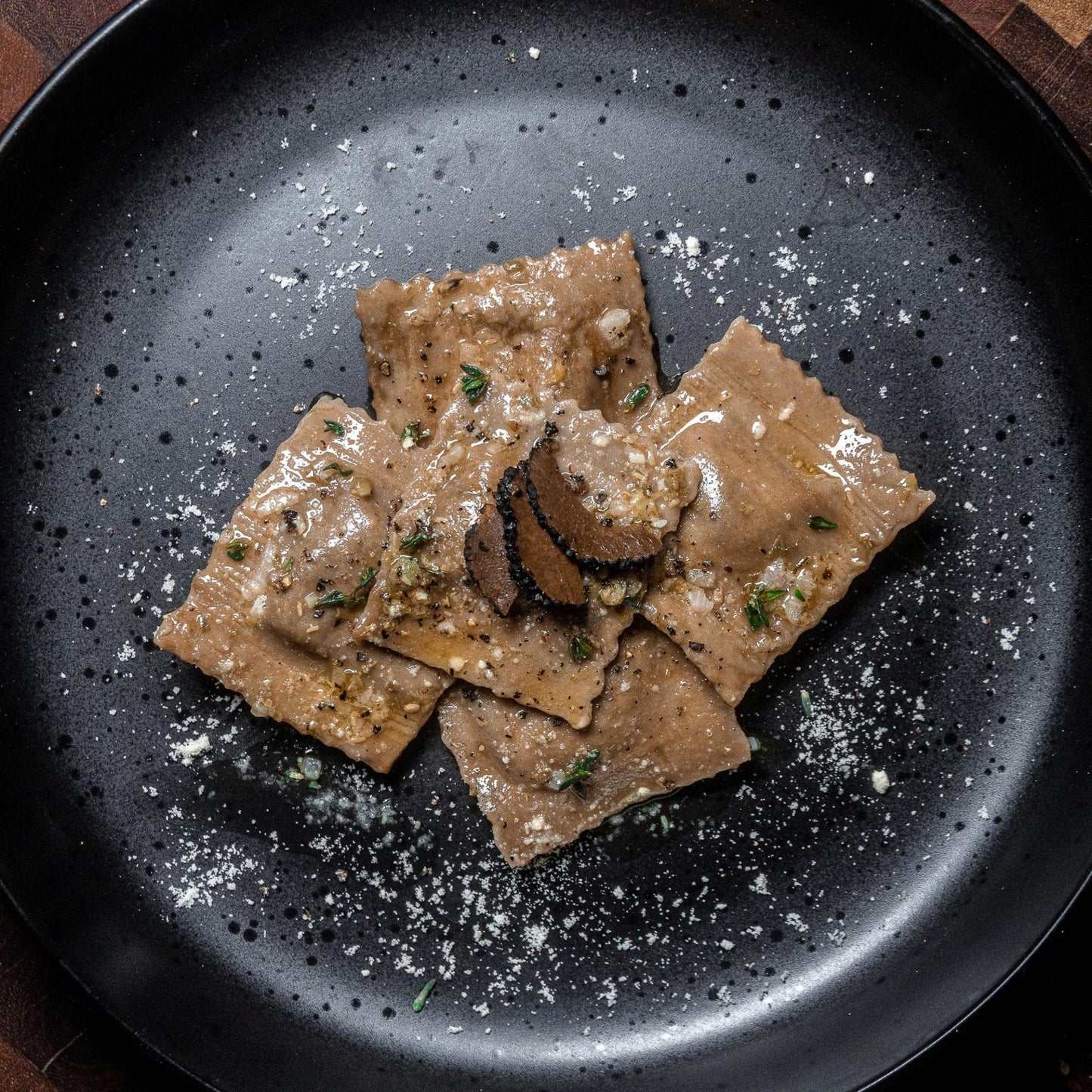 Vegan Mushroom Ravioli