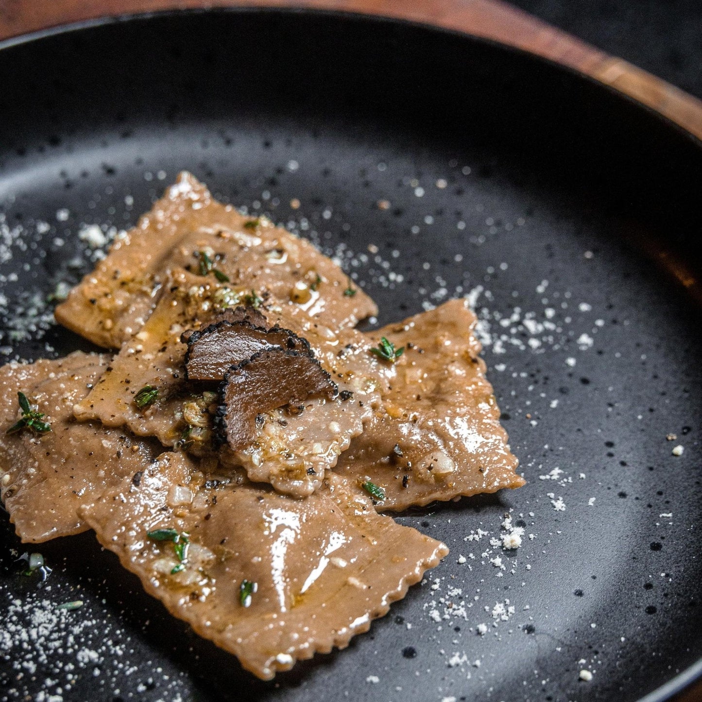 Vegan Mushroom Ravioli