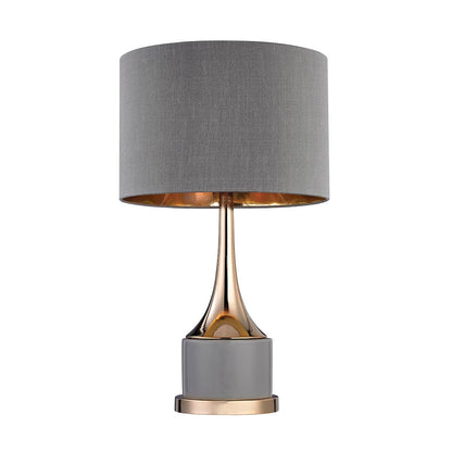 Gold Metal Cone Neck 18.5" High 1-Light Table Lamp: Standard Elk Home