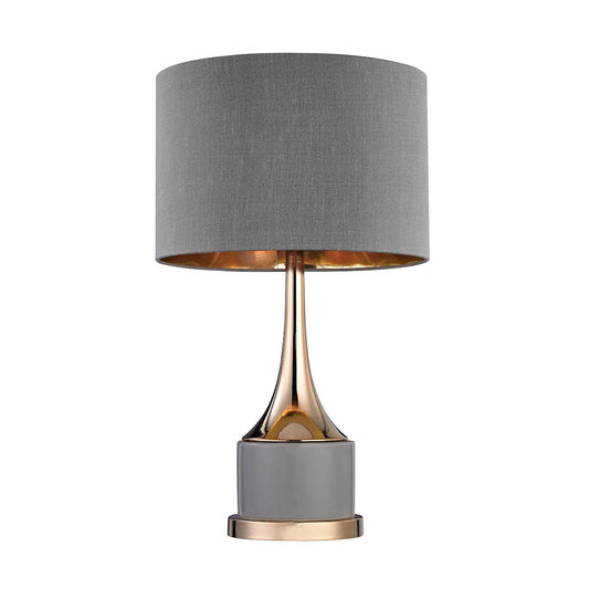 Gold Metal Cone Neck 18.5" High 1-Light Table Lamp: Standard Elk Home