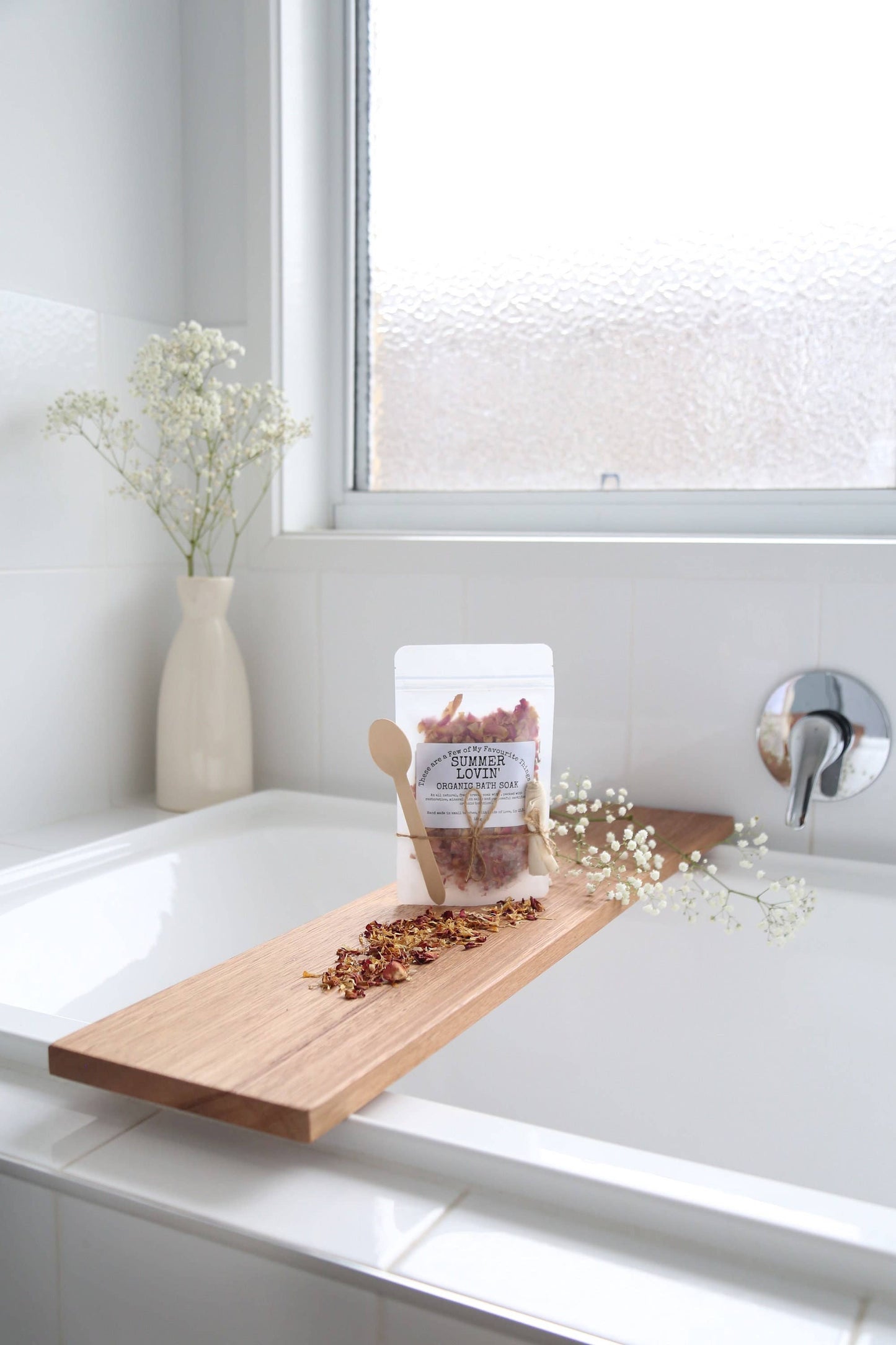 Wooden Bath Caddy