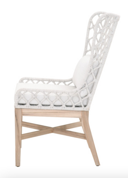 Lattis Outdoor Wing Chair