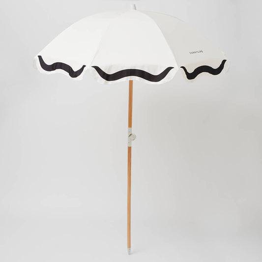 Luxe Beach Umbrella Casa Marbella Vintage Black